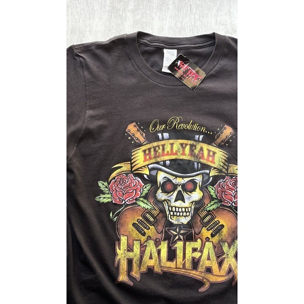 Hot Topic Men's Black Hellyeah Halifax Short Sleeve T-shirt Size S - Picture 6 of 10